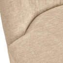 Poltrona Relax in Legno e Tessuto Colore Beige Modello Petty 52x58x71H cm