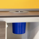 Pattumiera da Incasso Recycle per Piano Cucina Litri Acciaio Inossidabile Emuca