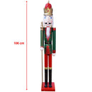 Soldato Schiaccianoci di Natale in Legno Altezza 106 cm Decorazioni Natalizie