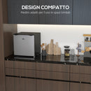 Frigo Portatile 35L con Ripiano Rimovibile e Temperatura Regolabile 47x44.2x48.8 cm Argento      