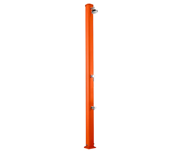 sconto Doccia Solare da Giardino 25L Miscelatore e Lavapiedi Arkema Jolly S Arancio