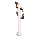 Fontana da Giardino in Alluminio Tubo 7,5 m e Pistola a Spruzzo con 8 Getti Sined Alu Bianco 