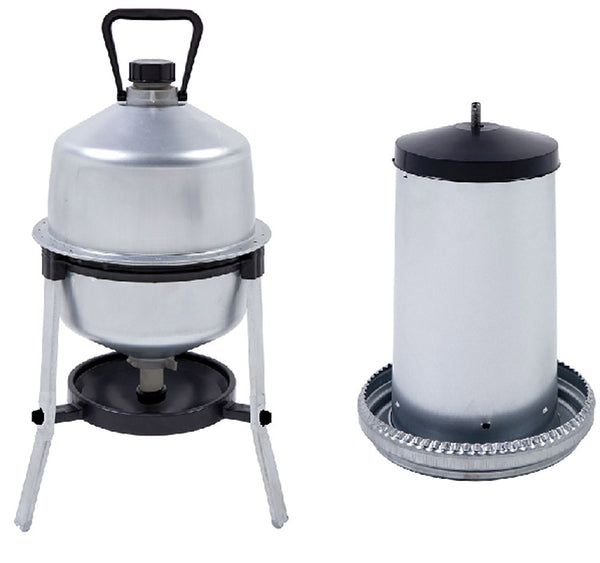 Kit Abbeveratoio e Mangiatoia in Lamiera Rocila prezzo