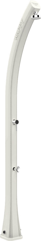 Doccia Solare da Esterno Giardino 23L Miscelatore e Lavapiedi Arkema Happy Bianco sconto