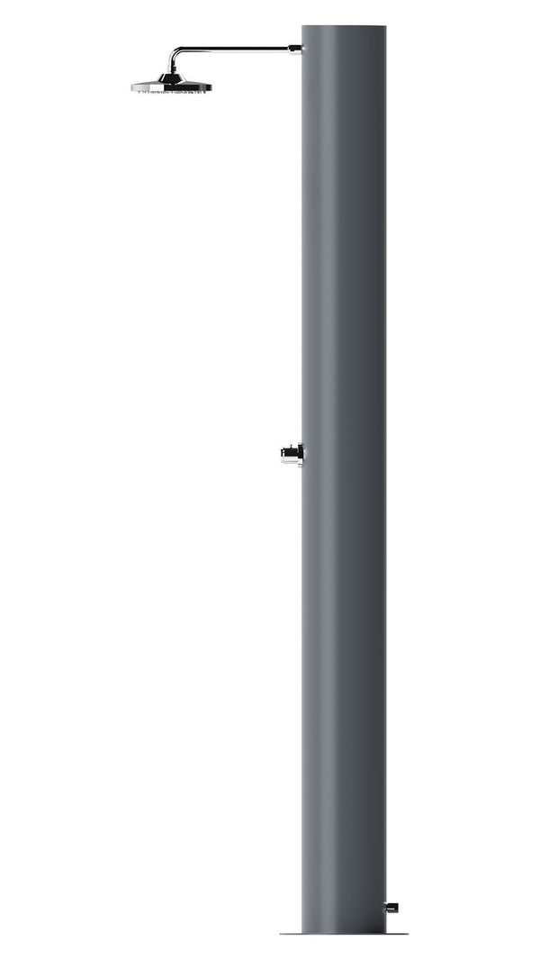 online Doccia Solare da Giardino 70 L Soffione Eco Rain e Miscelatore Temporizzato Arno TA Grigio Ardesia