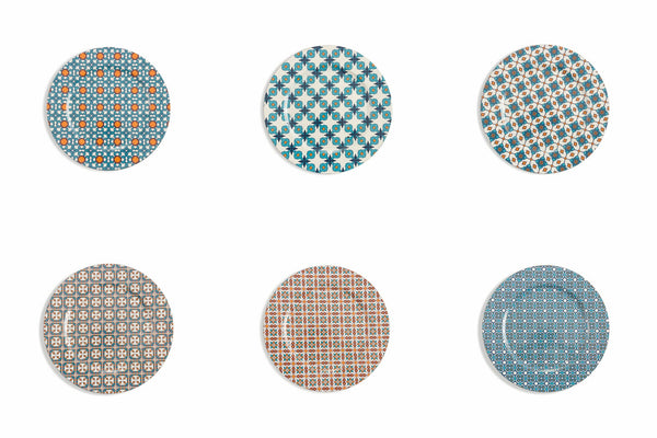 acquista Set 6 Sottopiatti Piani Ø33x1,5 cm in Plastica Villa d'Este Home Tivoli Lisboa