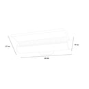 Stufa da Esterno Riscaldatore ad Infrarossi 59,6x13,5x32 cm 2000W Sined  Grigio