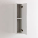 Pensile da Soggiorno 1 Anta Soft Close 17,5x16x78,2 cm TFT Belsk Bianco e Cemento