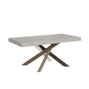 Tavolo Allungabile 180/440x90 cm Volantis Cashmere Gambe Multicolore 4/C      