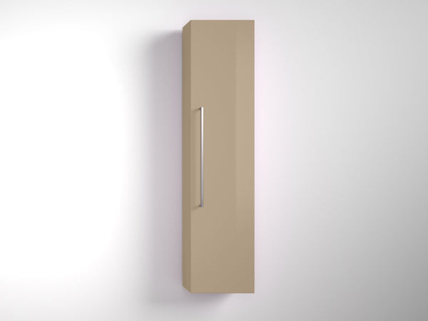 Mobile da Bagno a Colonna 1 Anta in Melaminico 35x18x160cm TFT Samoa Tortora sconto