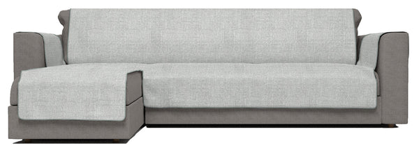 Copridivano in Poliestere con Penisola Sinistra Grigio Varie Misure acquista