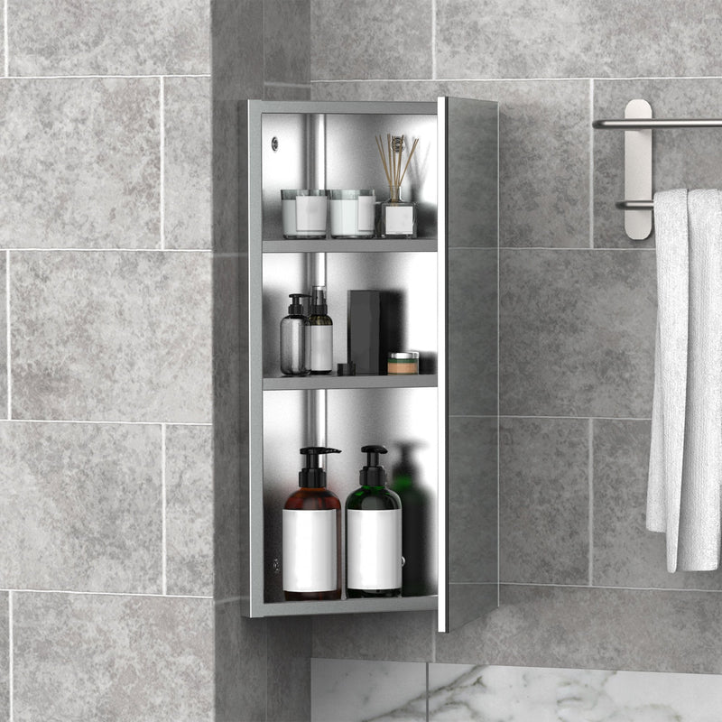 KLEANKIN ARMADIETTO Pensile da Bagno a Parete con Specchio a 3 Ante EUR KLEANKIN ARMADIETTO Pensile da Bagno a Parete con Specchio a 3 Ante EUR