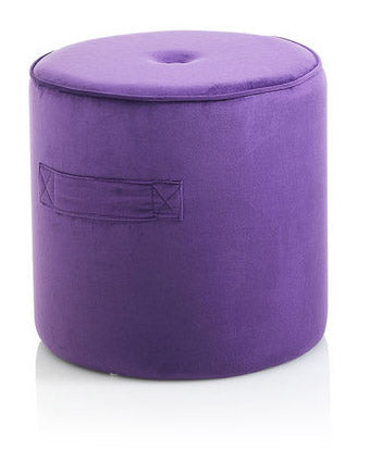 sconto Pouf Imbottita 38x38x38 cm in Velluto Viola