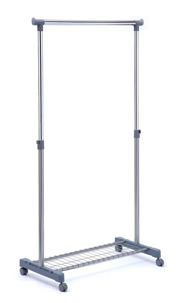 Stender Singolo in Metallo Cromato con Portaoggetti Portata 15Kg Tosini AC9001-GR sconto