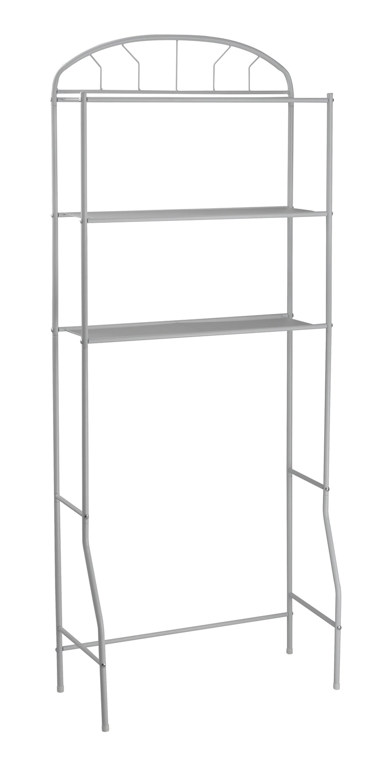 Scaffale Sopra Lavatrice Salvaspazio 69x32x170 cm in Metallo Bianco