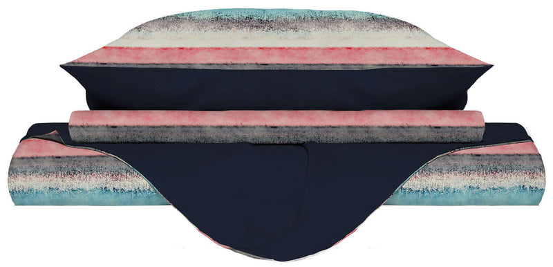 Copripiumino con Federe Stampato in Microfibra Sarah Varie Misure