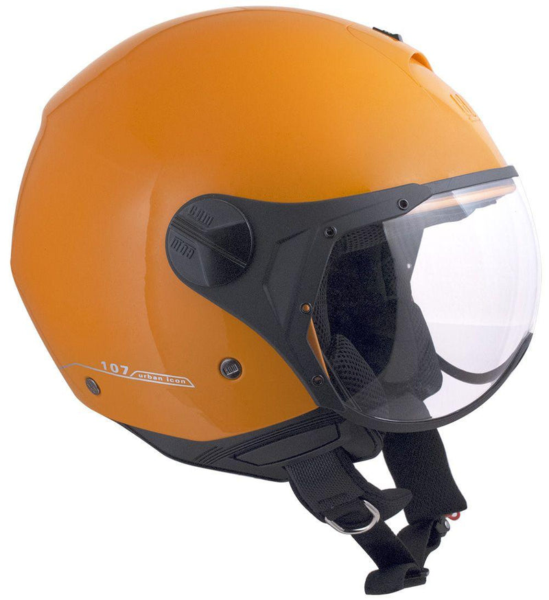 Casco Jet per Scooter Visiera Sagomata CGM Florence 107A Arancione 
