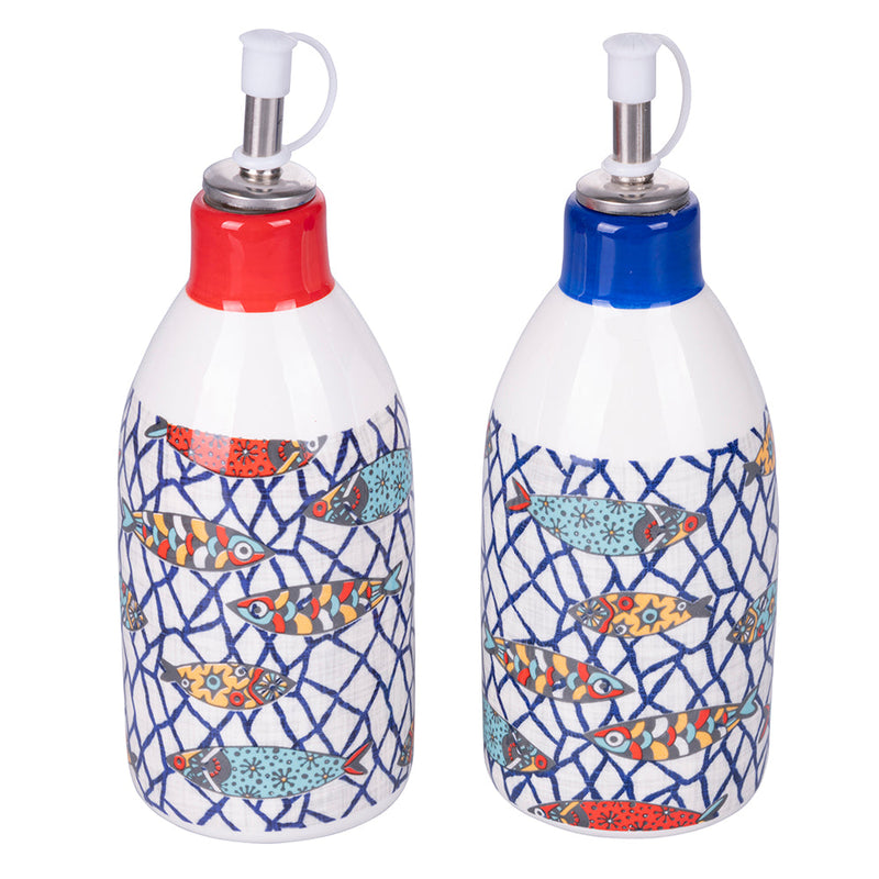 Menage Set Olio Aceto Sale e Pepe in Ceramica VdE Tivoli 1996 Los Cabos