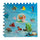 Tappeto Puzzle per Bambini 4 Pezzi 60x60 cm Oceano
