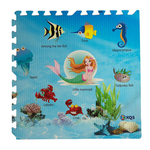 Tappeto Puzzle per Bambini 4 Pezzi 60x60 cm Oceano acquista