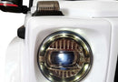 Macchina Elettrica per Bambini 12V con Licenza Mercedes G63 AMG Fuoristrada Bianca