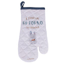 Guanto Cucina Ri-Forno Ri-Forno in Cotone VdE Tivoli 1996 Le Travisate Bianco