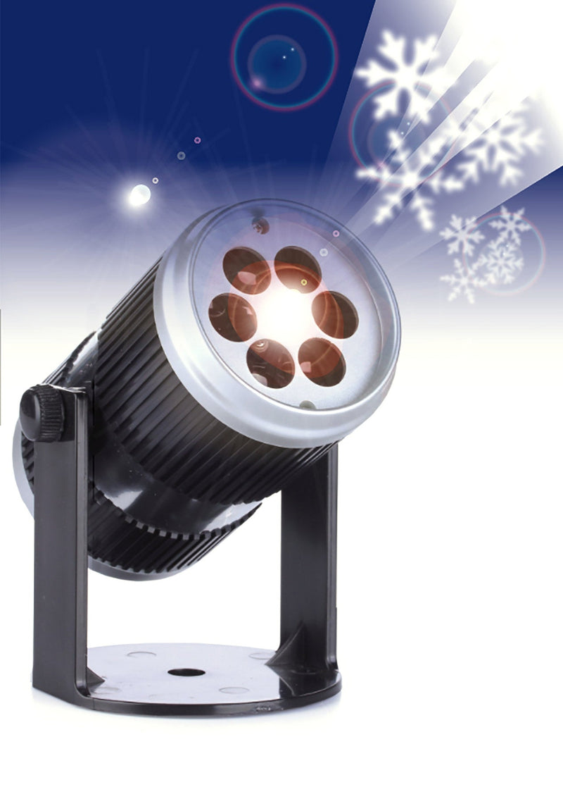 Proiettore Laser a Led Fiocchi di Neve Luci Natalizie da Interno Soriani Snowflake