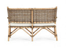 Divano 2 Posti 122,5x70x80h cm con Cuscini Tarifa