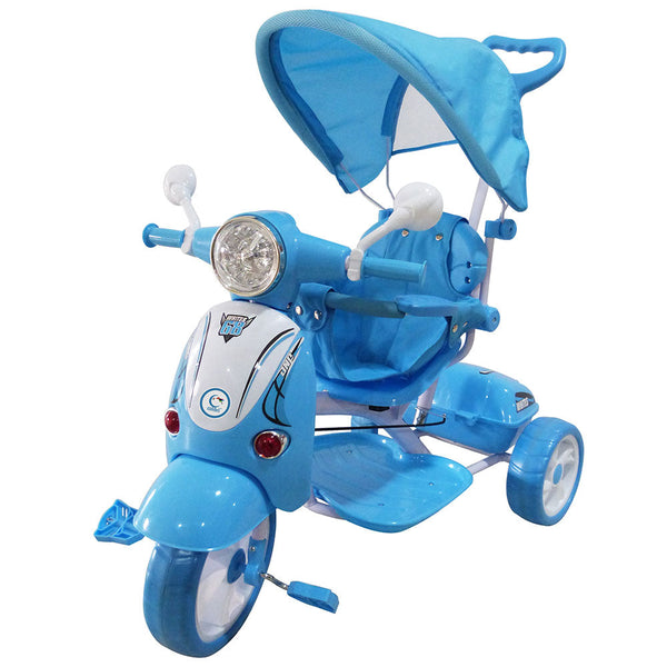 sconto Triciclo a Spinta per Bambini Seggiolino Reversibile Hornet Azzurro