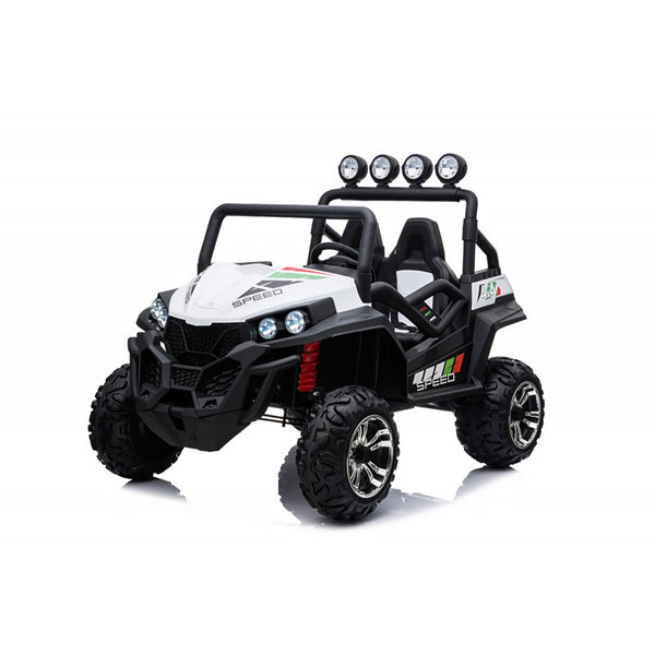 Macchina Elettrica per Bambini Licenza Ufficiale Polar 24V Fuoristrada 2 Posti Bianco acquista