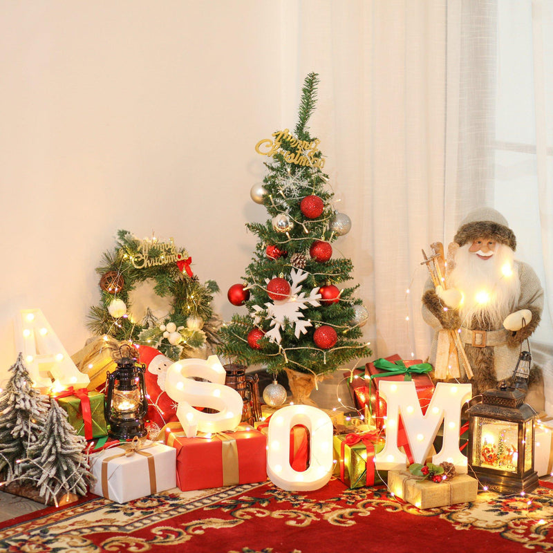 Mini Albero di Natale Artificiale 90 cm 105 Rami  Pino Verde