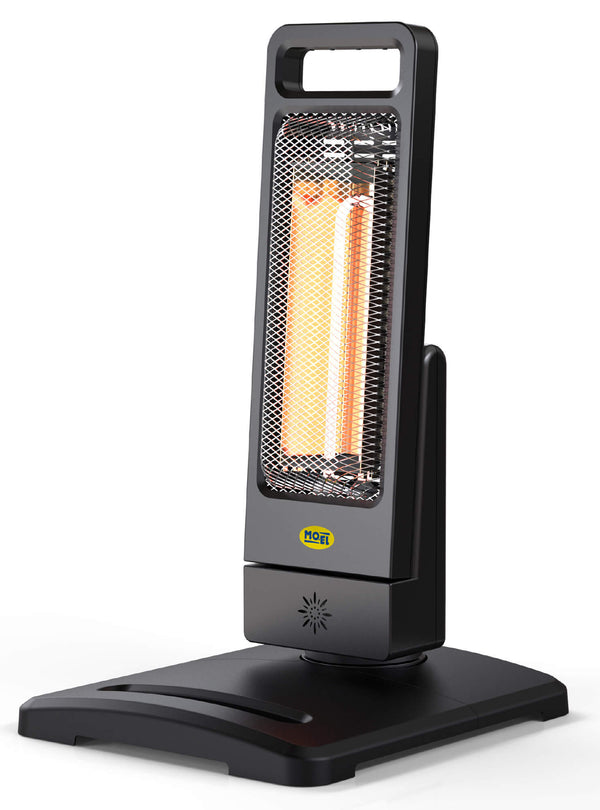 Stufa Elettrica ad Infrarossi 32x35x62 cm da Esterno 1200W Moel Guadalupa Nera sconto