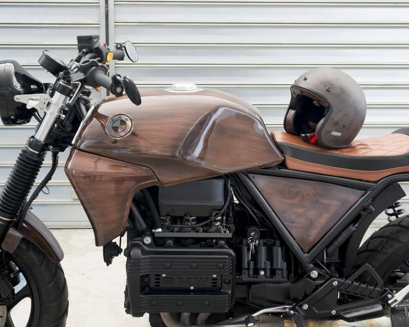 Casco Jet per Scooter CGM Challenge 170W Marrone Opaco Varie Misure