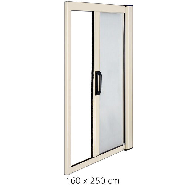 Zanzariera Avvolgibile Avorio per Porta e Balcone a Molla 160X250Cm sconto