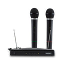 Microfoni Wireless per Karaoke Ricevitore 2 Canali Canto e Presentazioni