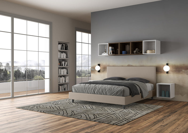 Letto Matrimoniale Naspy Tortora Varie Misure