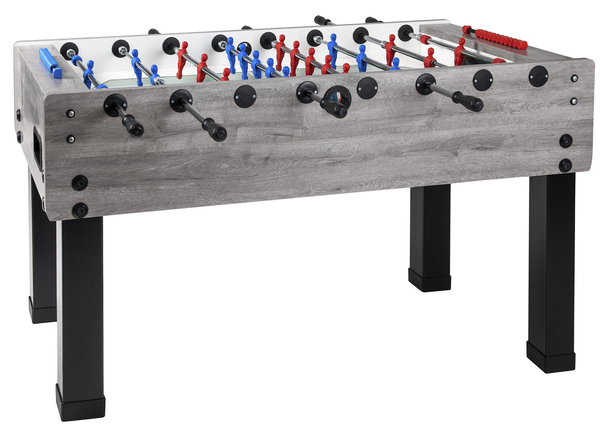 online Calciobalilla in Rovere Grigio con Aste Rientranti Garlando G-500