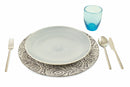 Set 6 Sottopiatti Ø33 cm in Plastica Villa d'Este Home Tivoli Etnico