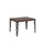 Tavolo Allungabile 120-204x80x77 cm Karamay Noce e Antracite