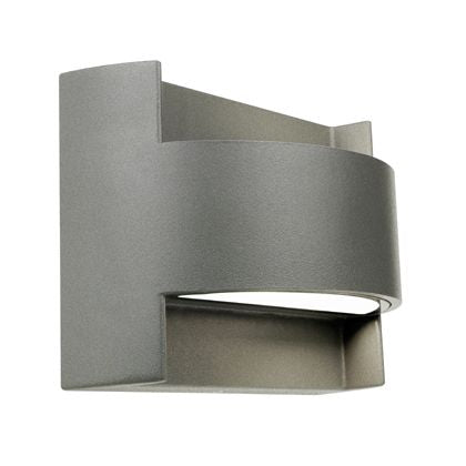 acquista Lampada Applique Emissione in Alto e Basso Colore Grigio per Esterno Linea Umbe Sovil