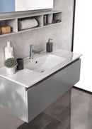 Mobile da Bagno sospeso Ibiza 19 Grigio Opaco Laccato TFT