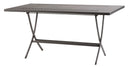 Tavolo da Giardino Pieghevole 160x80x75 cm in Acciaio RD Italia Hermes 160 Antracite