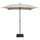 Ombrellone da Giardino 200x200 cm Palo Ø27 mm in Acciaio Maffei Kronos Ecru