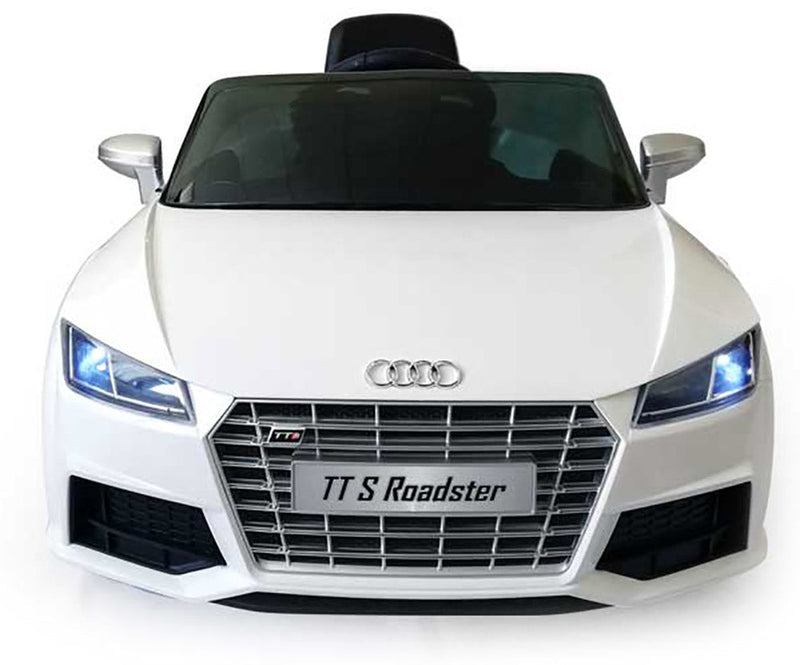 Macchina Elettrica per Bambini 12V con Licenza Audi TT S Roadster Bianca