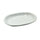 Piatto Ovale 36x25xh4 cm in Gres Porcellanato Romeo Bianco