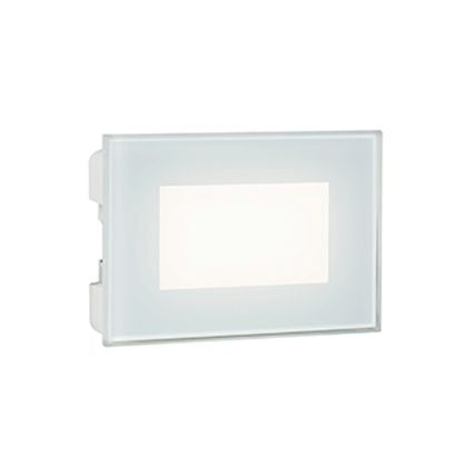 acquista Lampada Segna Passo Rettangolare da Incasso a Parete a LED 3W 4000K Sovil Bianco