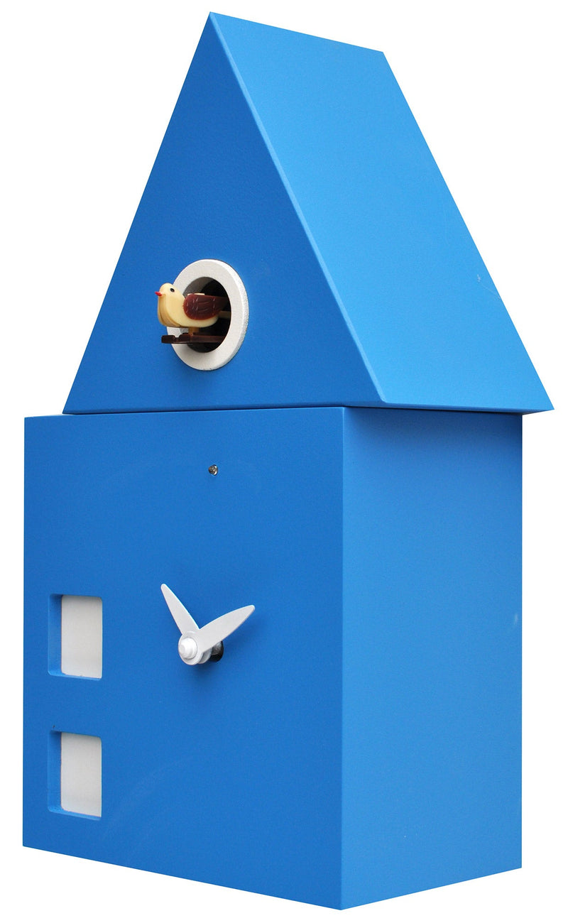 Orologio a Cucù da Parete 18x30x11cm Pirondini Italia H/2 Blu