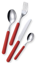 Servizio Set di Posate 24 Pezzi in Acciaio Eme Bonita Rosso 11