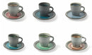 Set 6 Tazzine da Caffè in Gres Villa d'Este Home Tivoli Bahamas