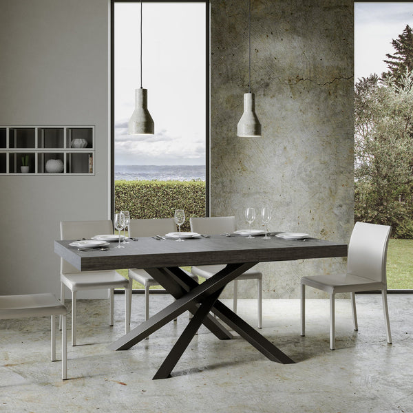 Tavolo 160x90x77 cm Volantis Fix Cemento sconto